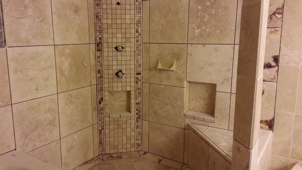 Travertine Tile Bathroom 2